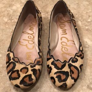 Sam Edelman Alaine Leopard Flats 6.5